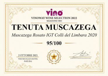 Vini buoni d'Italia premia Muscazega